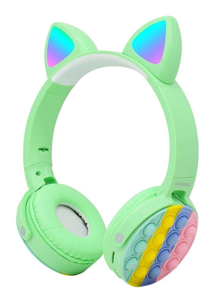Zore CXT-950 Işıklı Kulak Üstü Bluetooth Kulaklık Yeşil