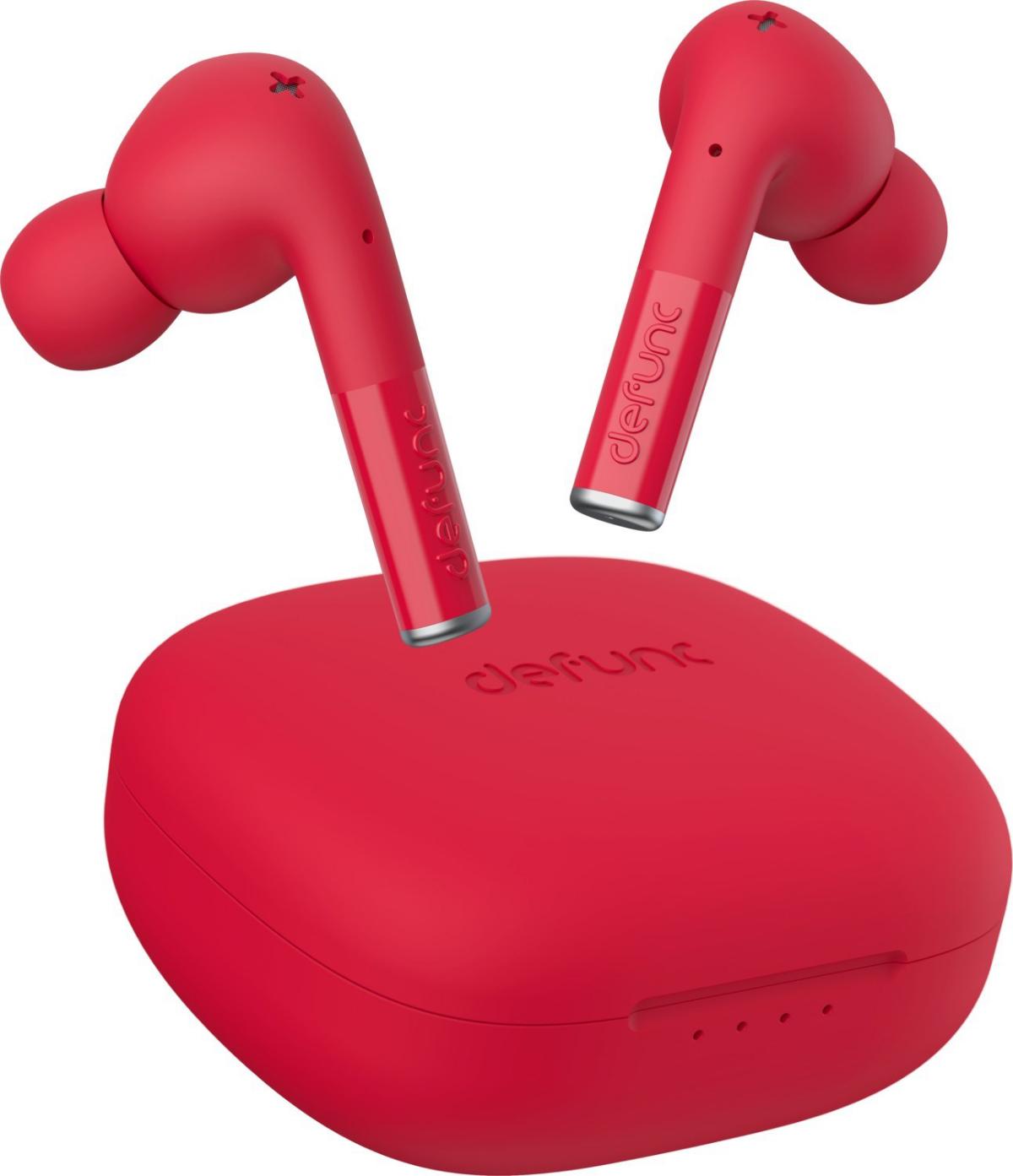 Defunc Entertainment 5.2 Gürültü Önleyici Kulak İçi Bluetooth Kulaklık Kırmızı