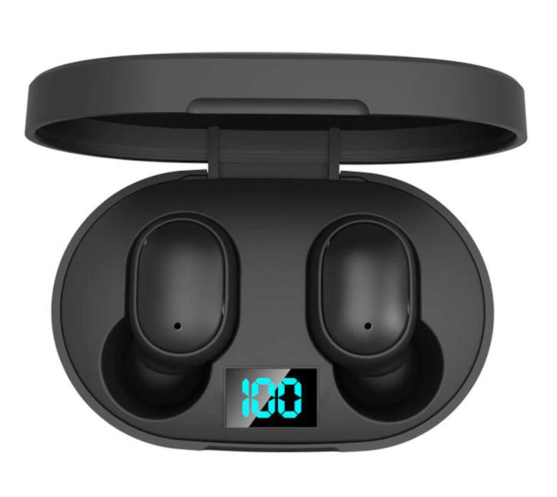 Madepazar E6s 5.0 Gürültü Önleyici Kablosuz Kulak İçi Bluetooth Kulaklık Siyah