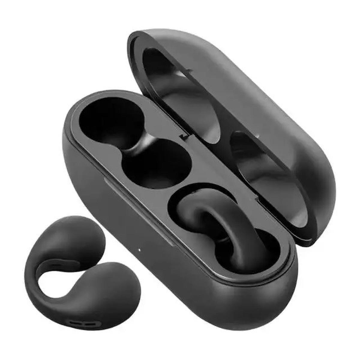 Karler AM-TW01 Kablosuz Kulak Üstü Bluetooth Kulaklık Siyah