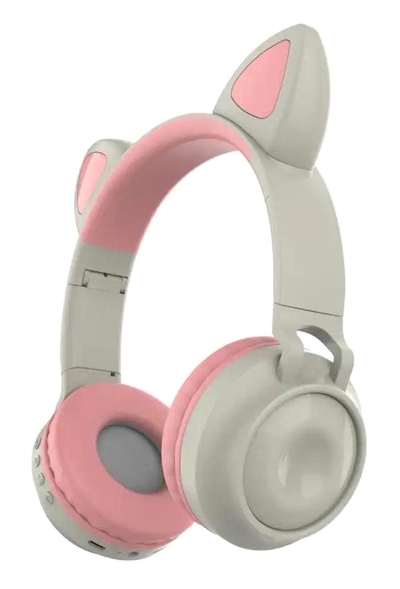 Anadolu Pars 5.0 Işıklı Gürültü Önleyici Kablosuz Kulak Üstü Bluetooth Kulaklık Pembe