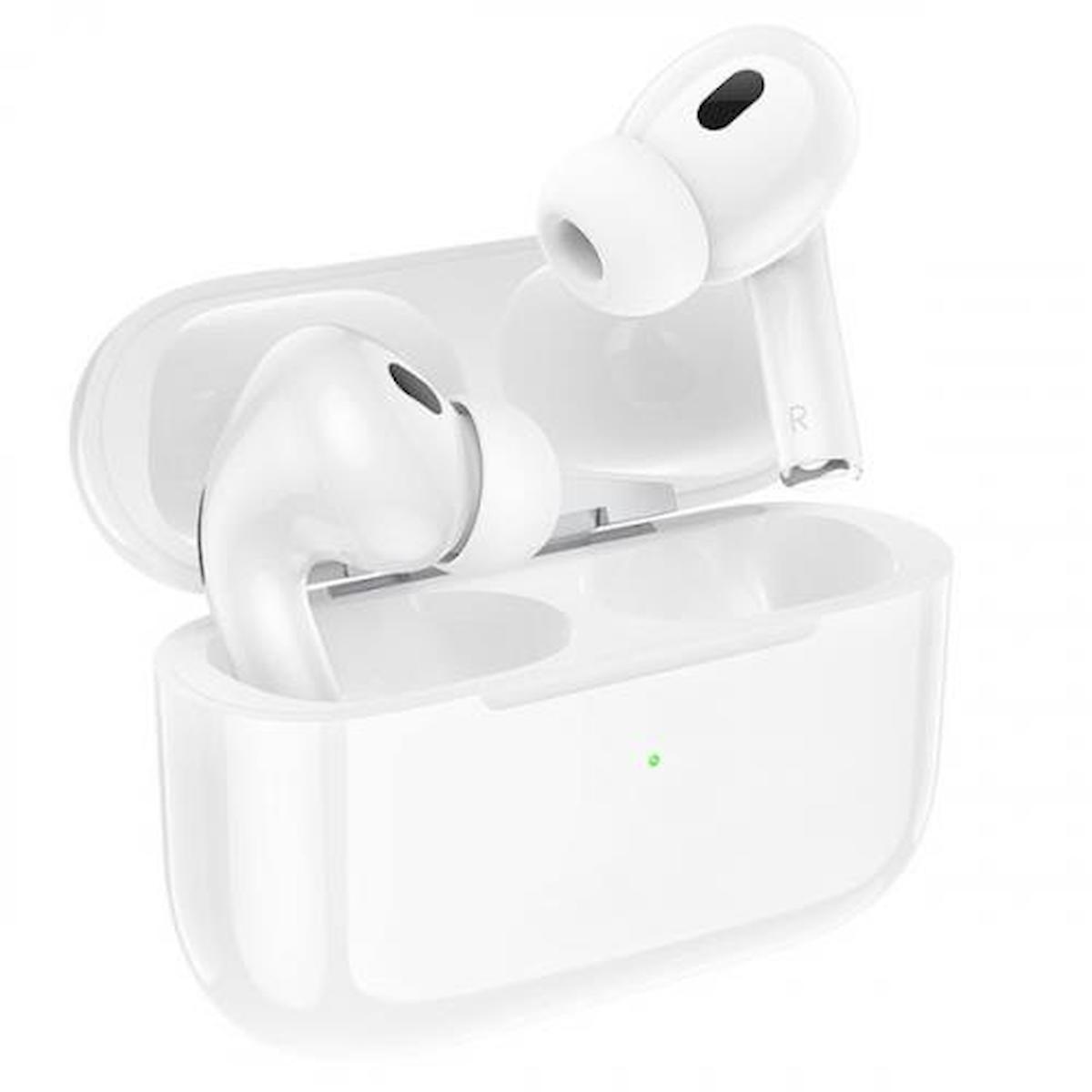 Coofbe 5.3 Silikonlu Gürültü Önleyici Kulak İçi Bluetooth Kulaklık Beyaz