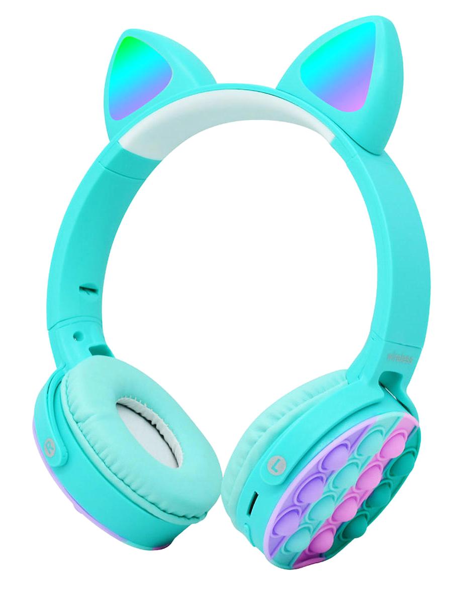 Zore CXT-950 Işıklı Kulak Üstü Bluetooth Kulaklık Mavi