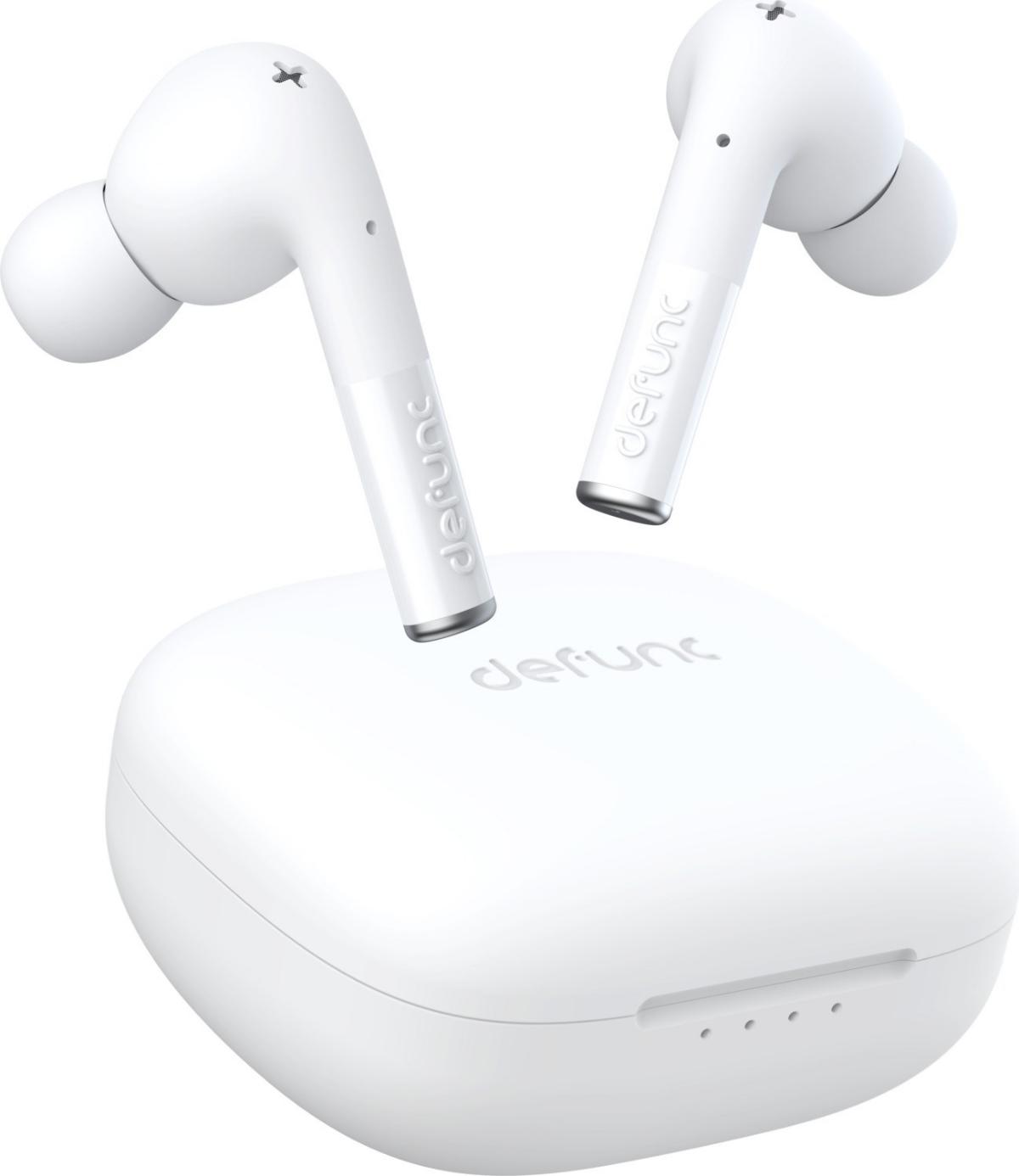 Defunc Entertainment 5.2 Gürültü Önleyici Kulak İçi Bluetooth Kulaklık Beyaz