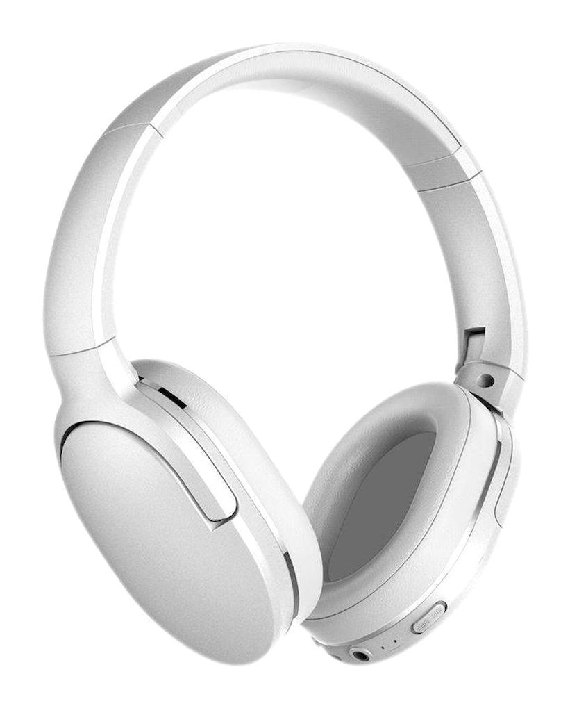 Baseus 5.0 Gürültü Önleyici Kulak Üstü Bluetooth Kulaklık Beyaz