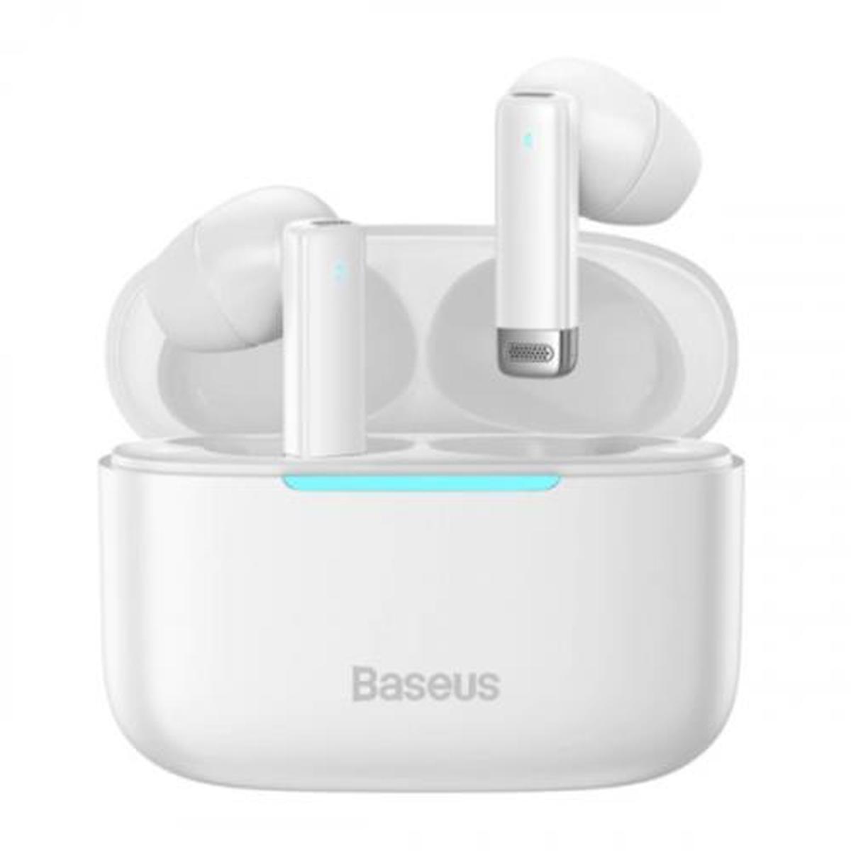 Baseus 400 mAh 5.3 Gürültü Önleyici Kablosuz Kulak İçi Bluetooth Kulaklık Beyaz