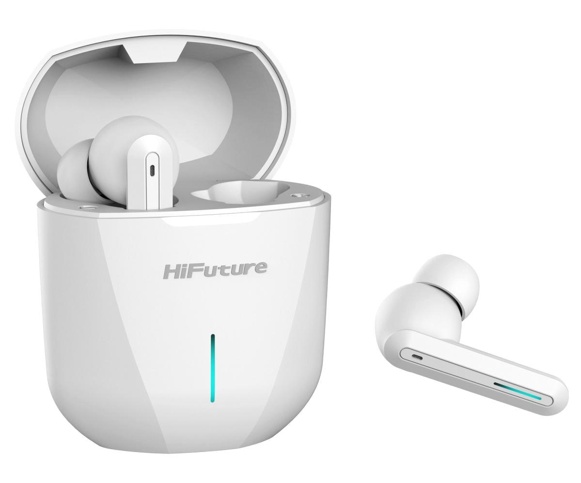 HiFuture Radge Gaming 5.0 Oyuncu Kablosuz Kulak İçi Bluetooth Kulaklık Beyaz