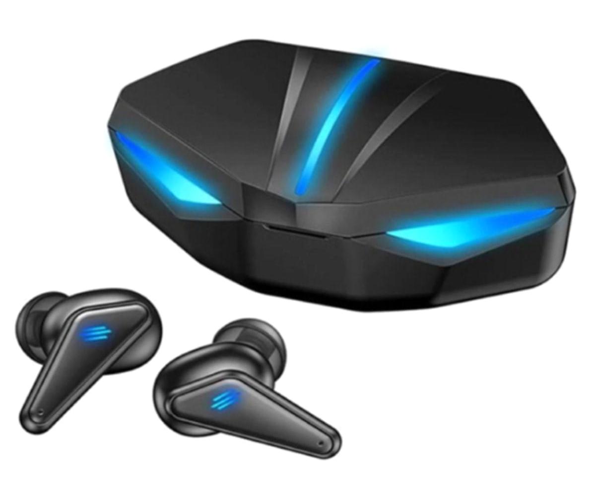 Pazariz K55 3.0 Işıklı Gürültü Önleyici Oyuncu Kablosuz Kulak İçi Bluetooth Kulaklık Siyah