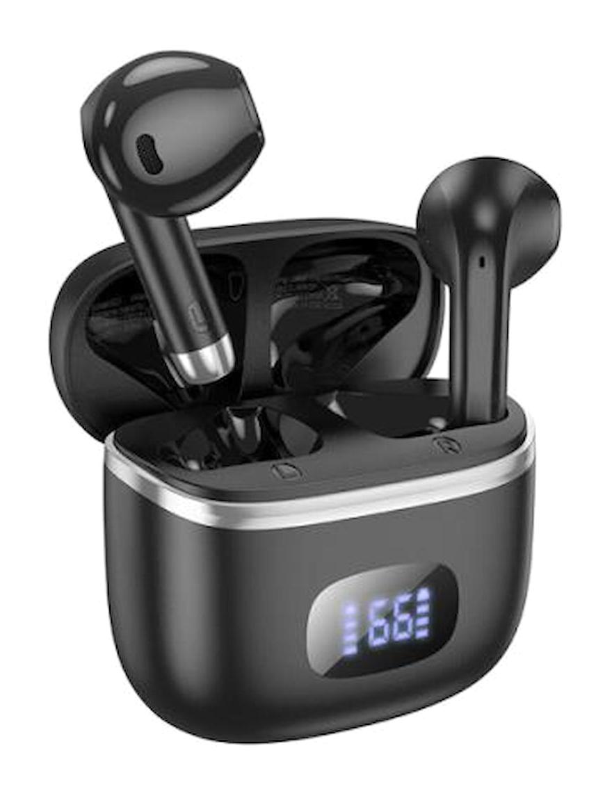 Coofbe 5.3 Gürültü Önleyici Kulak İçi Bluetooth Kulaklık Siyah