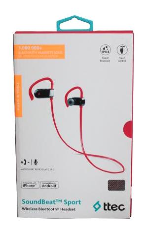 Ttec Soundbeat 4.2 Gürültü Önleyici Kulak İçi Bluetooth Kulaklık Kırmızı