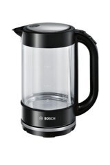 Bosch TWK70A03 Cam 1.7 lt 2400 W Işıklı Modern Siyah Kettle