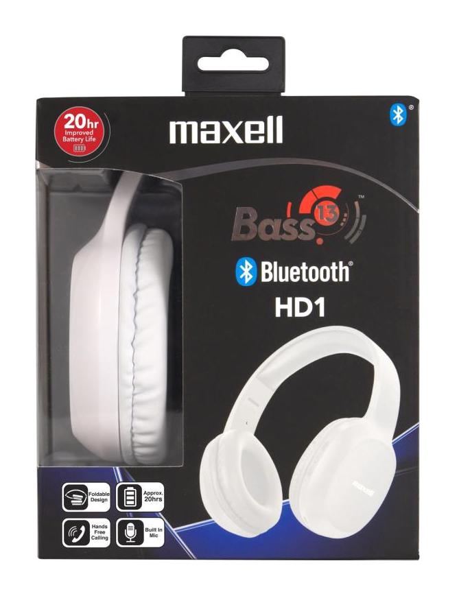 Maxell B13-Hd1 Bluetooth Kulak Üstü Kulaklık Beyaz