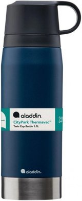 Aladdin CityPark Twin Cup Thermavac Paslanmaz Çelik 1.1 lt Outdoor Termos Lacivert