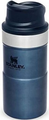 Stanley Klasik Trigger Action Paslanmaz Çelik 250 ml Bardak Termos Mavi