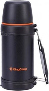 Kingcamp Vacuum Paslanmaz Çelik 750 ml Outdoor Termos Siyah