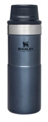 Stanley Klasik Trigger-Action Paslanmaz Çelik 350 ml Bardak Termos Lacivert