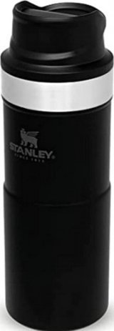 Stanley Klasik Trigger-Action Paslanmaz Çelik 350 ml Bardak Termos Siyah