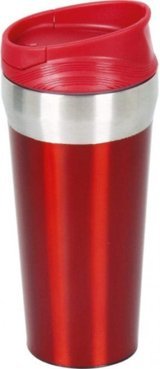 UniqueHome YX-3530 Plastik 500 ml Bardak Termos Kırmızı