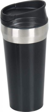 UniqueHome YX-3530 Plastik 500 ml Bardak Termos Siyah