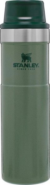 Stanley Klasik Trigger-Action Paslanmaz Çelik 590 ml Bardak Termos Yeşil