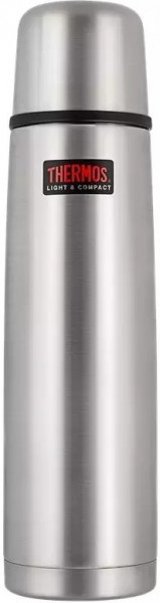 Thermos Staltermos Klasik Light & Compact Paslanmaz Çelik 1 lt Outdoor Termos Gri