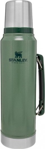 Stanley Klasik Legendary Paslanmaz Çelik 1 lt Outdoor Termos Yeşil