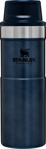Stanley Klasik Trigger-Action Paslanmaz Çelik 470 ml Bardak Termos Lacivert