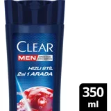 Clear Men Hızlı Stil 2'si 1 Arada Kepek Karşıtı Şampuan 350 ml