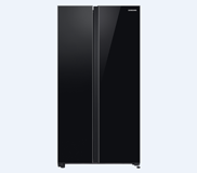 Samsung RS62R50012C Çift Kapılı Nofrost F Enerji Sınıfı 655 lt Modern Siyah Alttan Donduruculu Solo Gardrop Buzdolabı