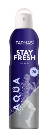 Farmasi Stay Fresh Aqua Sprey Erkek Deodorant 150 ml