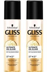 Gliss Ultimate Oil Elixir Besleyici Amino Asit Argan Yağı Kadın Saç Kremi 2 x 200 ml