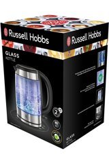 Russell Hobbs Remington Cam 1.7 lt 2400 W Işıklı Klasik Şeffaf Kettle