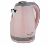 Teba Çelik 1.8 lt 2000 W Işıklı Klasik Pembe Kettle