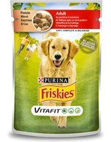 Friskies Vitafit Biftekli-Patates Yetişkin Yaş Köpek Maması 100 gr