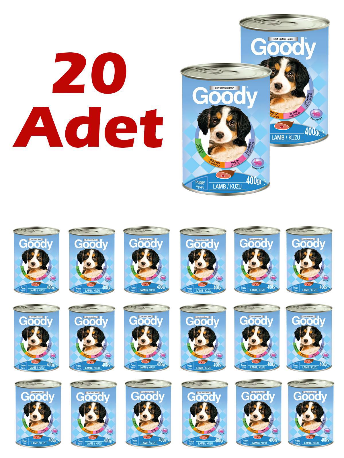 Goody Kuzu Etli Yavru Yaş Köpek Maması 400 gr 20'li