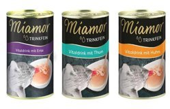 Miamor Trinkfein Tavuk-Ördek-Balık Yetişkin Yaş Kedi Maması 135 ml