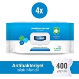 Deep Fresh Antibakteriyel 100 Yaprak 4'lü Paket Islak Mendil