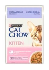 Cat Chow Kuzu Etli Yavru Yaş Kedi Maması 12x85 gr