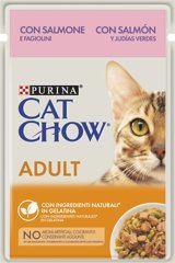 Cat Chow Somonlu Yetişkin Yaş Kedi Maması 12x85 gr