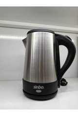 Sinbo 8013 Paslanmaz Çelik 1.5 lt 2000 W Işıklı Klasik Gri Kettle