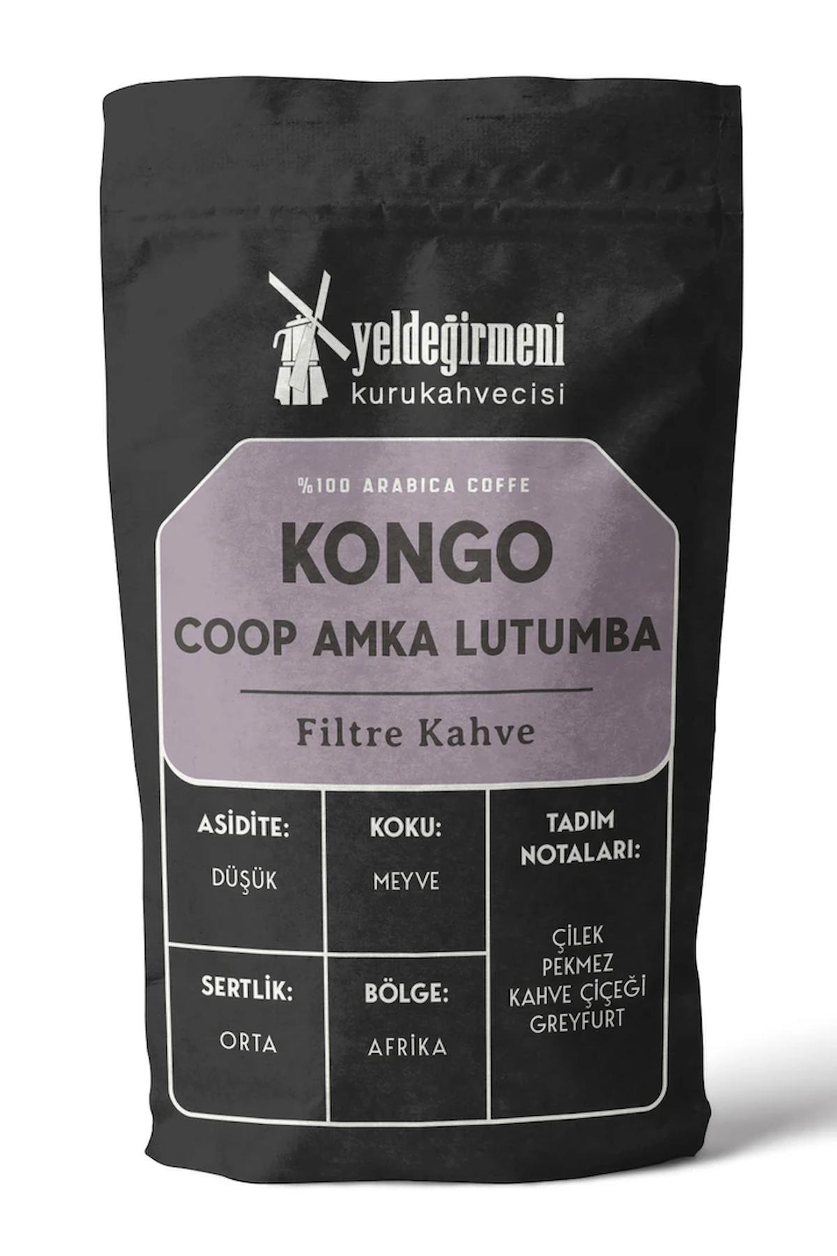 Yeldeğirmeni Kurukahvecisi Kongo Coop Amka Lutumba Filtre Kahve 1 kg