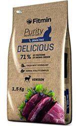 Fitmin Purity Delicious Geyik Etli Yetişkin Kuru Kedi Maması 1.5 kg