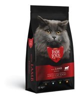 Paw Love Kuzu Etli Yetişkin Kuru Kedi Maması 15 kg