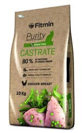 Fitmin Purity Castrate Tavuklu Yetişkin Kuru Kedi Maması 10 kg