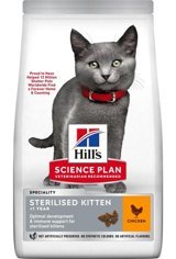 Hill's Science Plan Tavuklu Kısırlaştırılmış Yavru Kuru Kedi Maması 3 kg
