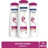 Dove Uzun Saç Terapisi Şampuan 3x400 ml