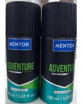 Mentor Adventure Sprey Erkek Deodorant 2x150 ml