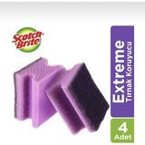 Scotch Brite Extreme Bulaşık Süngeri 4'lü