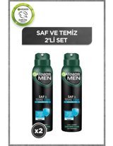 Garnier Saf & Temiz Sprey Erkek Deodorant 2x150 ml