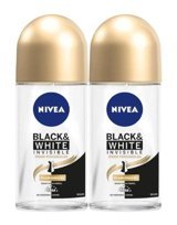 Nivea Black&White Invisible İpeksi Pürüzsüzlük Roll-On Kadın Deodorant 2x50 ml